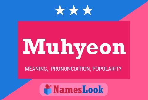 Muhyeon Name Poster