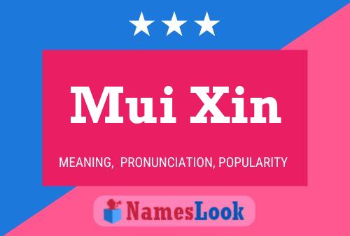 Mui Xin Name Poster