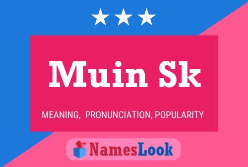 Muin Sk Name Poster