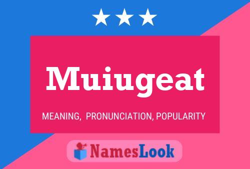 Muiugeat Name Poster