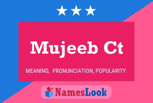 Mujeeb Ct Name Poster