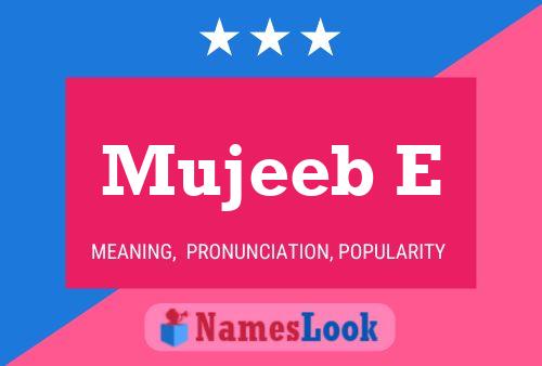 Mujeeb E Name Poster