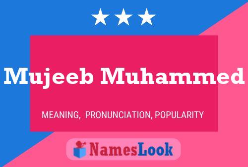 Mujeeb Muhammed Name Poster