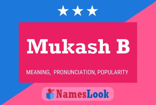 Mukash B Name Poster