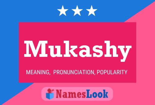 Mukashy Name Poster