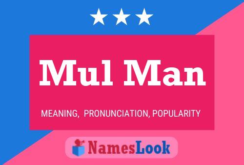 Mul Man Name Poster