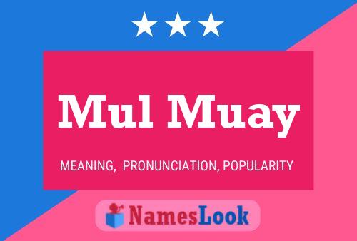 Mul Muay Name Poster