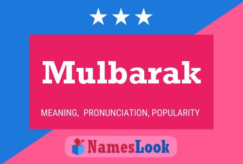 Mulbarak Name Poster