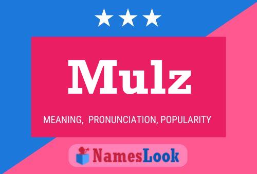 Mulz Name Poster