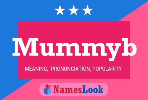 Mummyb Name Poster