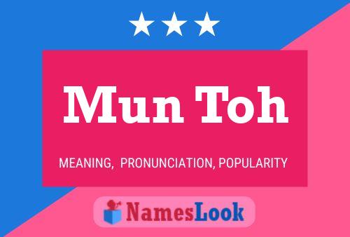 Mun Toh Name Poster