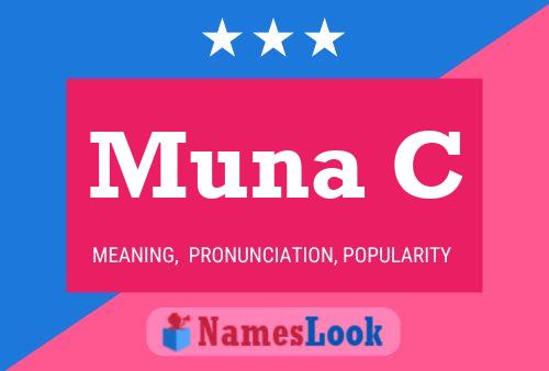 Muna C Name Poster