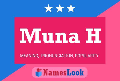 Muna H Name Poster