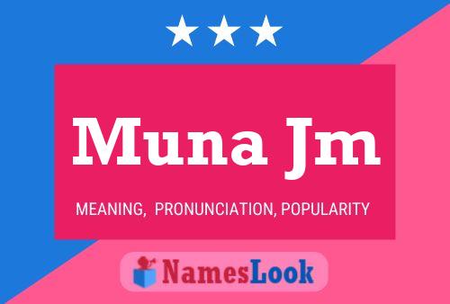 Muna Jm Name Poster