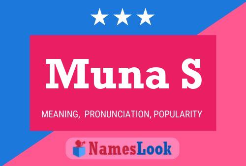 Muna S Name Poster