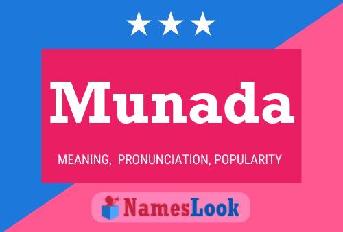 Munada Name Poster