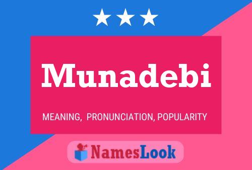 Munadebi Name Poster