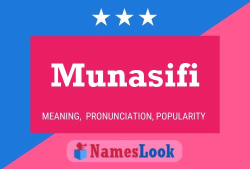 Munasifi Name Poster