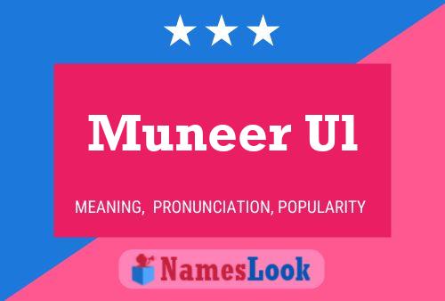 Muneer Ul Name Poster