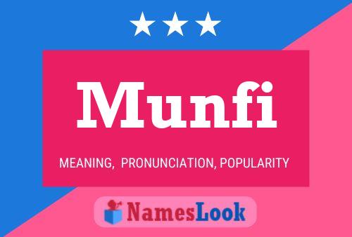 Munfi Name Poster