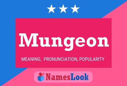 Mungeon Name Poster