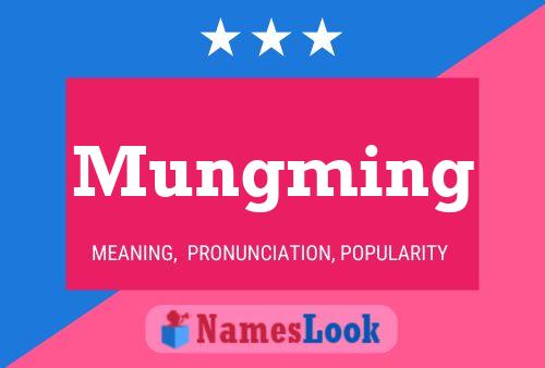 Mungming Name Poster