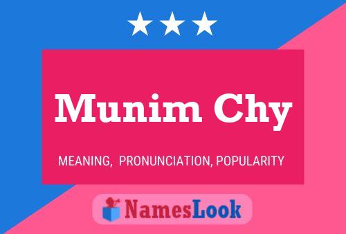 Munim Chy Name Poster