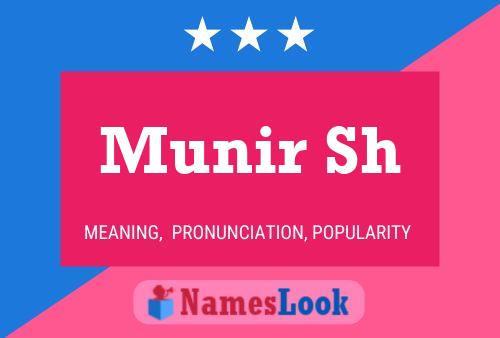 Munir Sh Name Poster