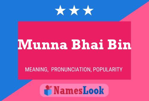 Munna Bhai Bin Name Poster