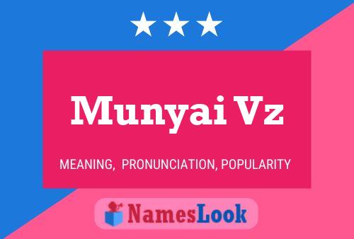 Munyai Vz Name Poster