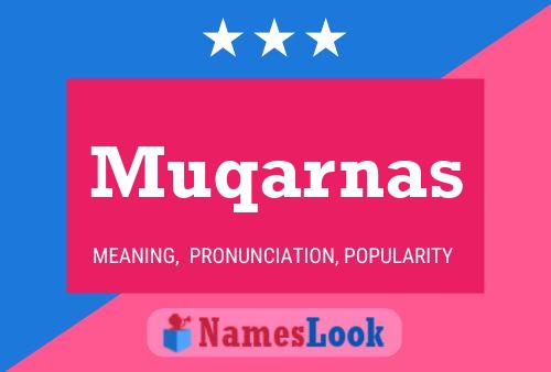 Muqarnas Name Poster