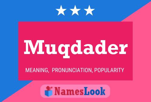 Muqdader Name Poster