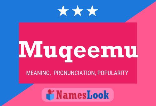 Muqeemu Name Poster