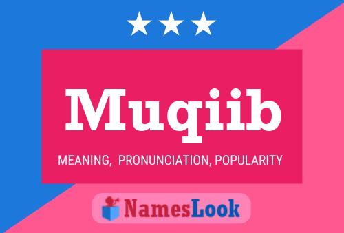 Muqiib Name Poster