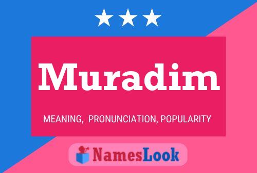 Muradim Name Poster