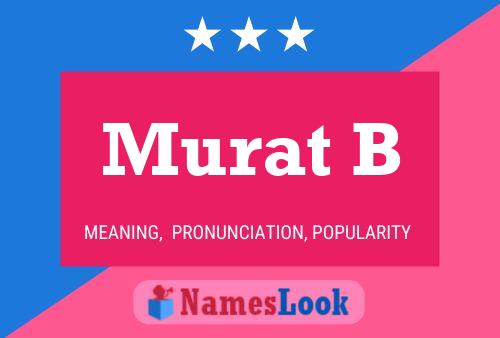 Murat B Name Poster