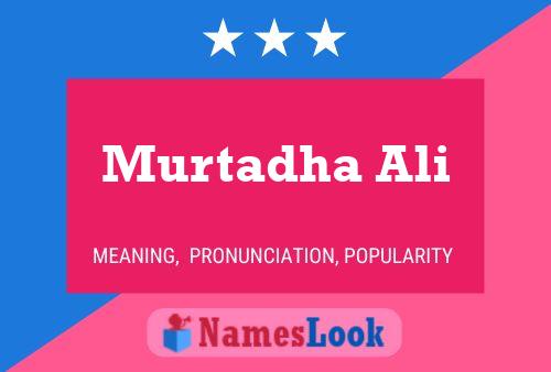 Murtadha Ali Name Poster