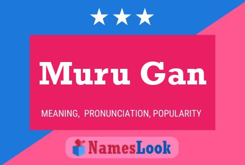 Muru Gan Name Poster