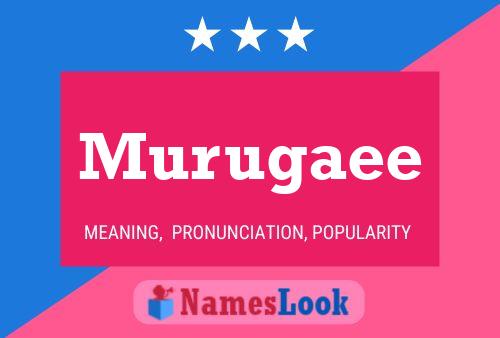 Murugaee Name Poster