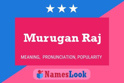 Murugan Raj Name Poster