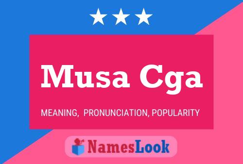 Musa Cga Name Poster