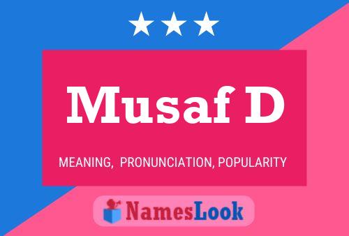 Musaf D Name Poster