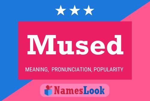 Mused Name Poster