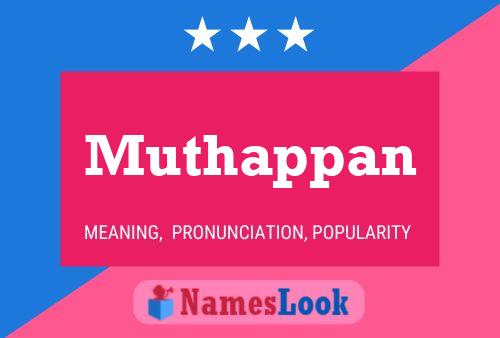 Muthappan Name Poster