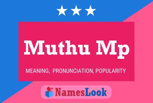 Muthu Mp Name Poster