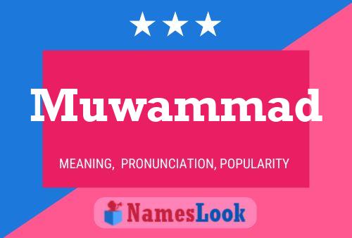 Muwammad Name Poster