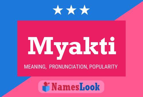 Myakti Name Poster