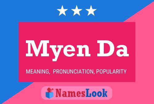 Myen Da Name Poster