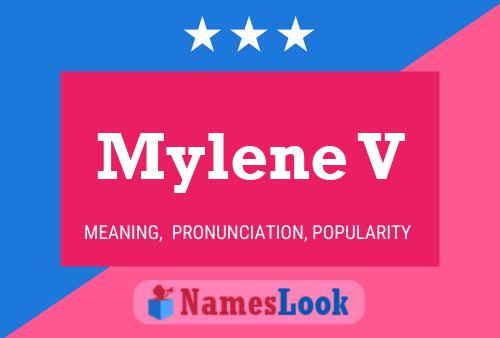 Mylene V Name Poster