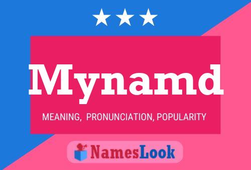 Mynamd Name Poster